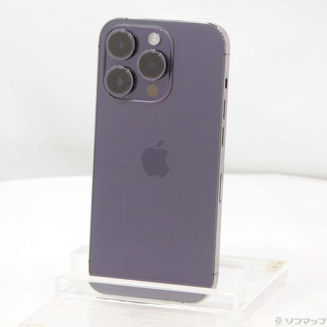 (中古)Apple iPhone14 Pro 128GB ディープパープル MQ0F3J/A SIMフリー(348-ud)の通販は