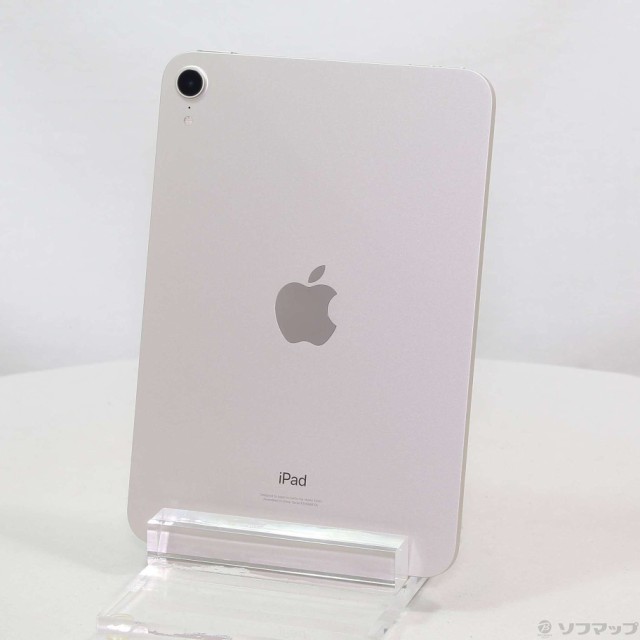 (中古)Apple iPad mini 第6世代 256GB スターライト MK7V3J/A Wi-Fi(384-ud)