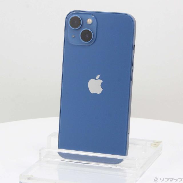 中古)Apple iPhone13 256GB ブルー MLNM3J/A SIMフリー(352-ud)