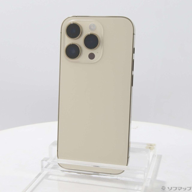 (中古)Apple iPhone14 Pro 128GB ゴールド MQ073J/A SIMフリー(262-ud)の通販は