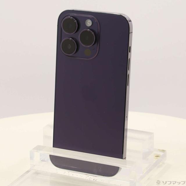 (中古)Apple iPhone14 Pro 256GB ディープパープル MQ1E3J/A SIMフリー(348-ud)の通販は