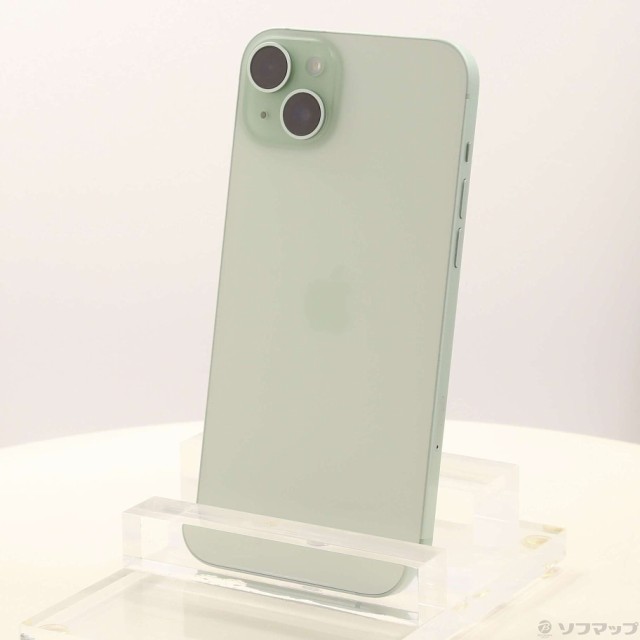 (中古)Apple iPhone15 Plus 128GB グリーン 3M461J/A SIMフリー(262-ud)の通販は