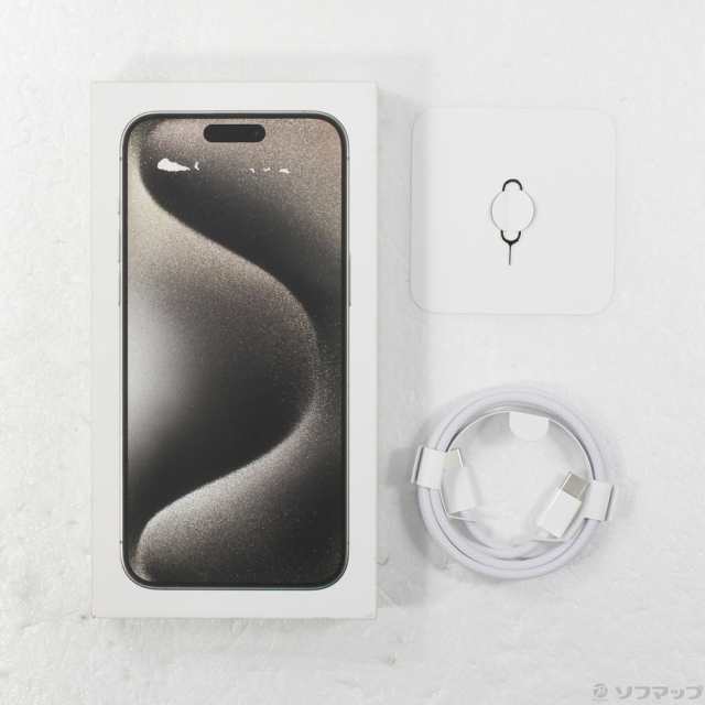 (中古)Apple iPhone15 Pro Max 256GB ナチュラルチタニウム 3M742J/A SIMフリー(262-ud)の通販は