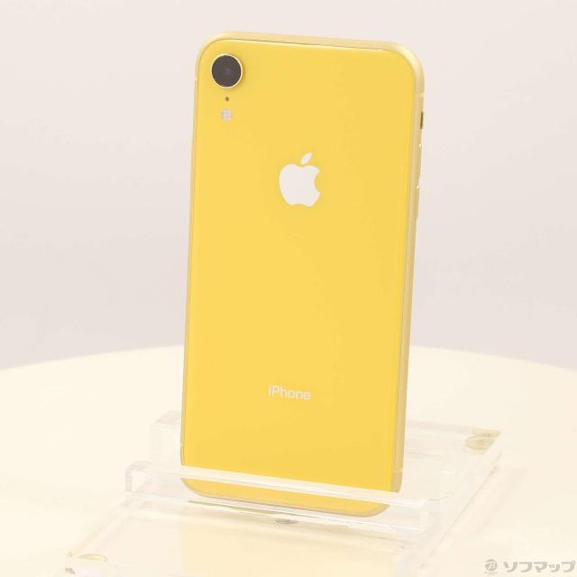 iPhoneXR 64GB イエロー ムスビー｜【SIMフリー】iPhoneXR 64GB イエロー 電池86％ 利用制限〇
