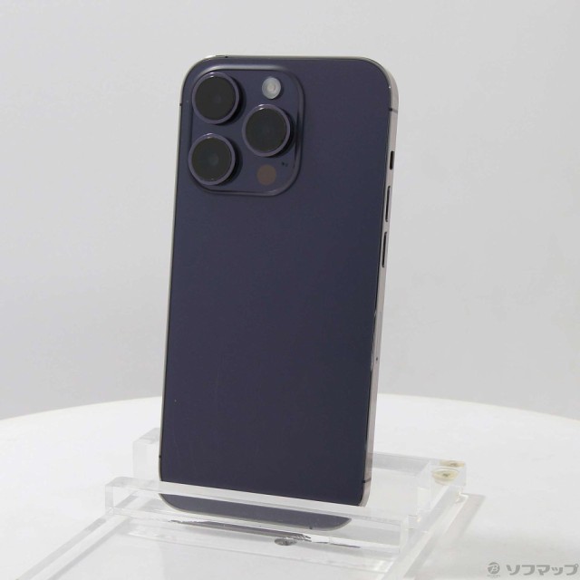 (中古)Apple iPhone14 Pro 256GB ディープパープル MQ1E3J/A SIMフリー(368-ud)の通販は 64,174円