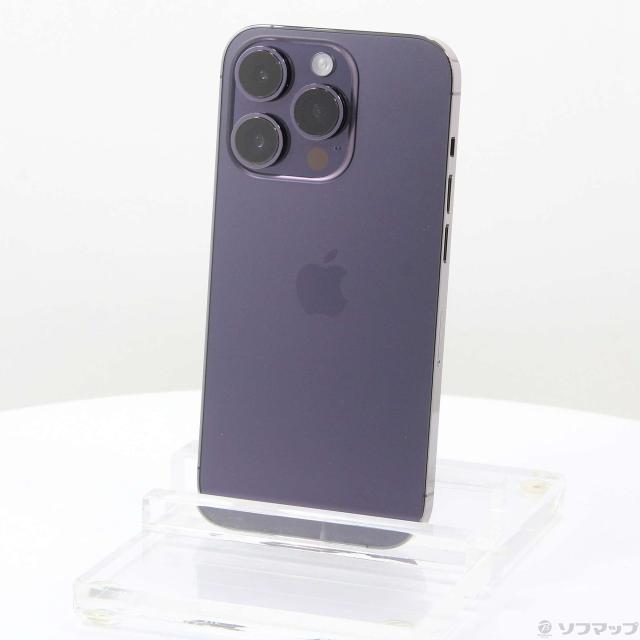 (中古)Apple iPhone14 Pro 256GB ディープパープル MQ1E3J/A SIMフリー(269-ud)の通販は