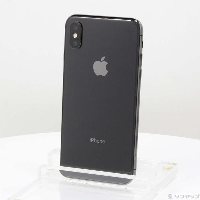 中古)Apple iPhoneX 256GB スペースグレイ MQC12J/A SIMフリー