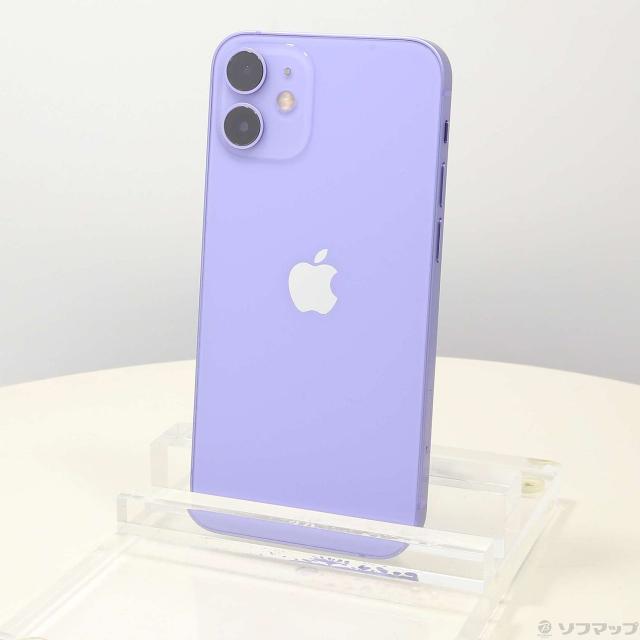 (中古)Apple iPhone12 mini 64GB パープル MJQC3J/A SIMフリー(258-ud)の通販は
