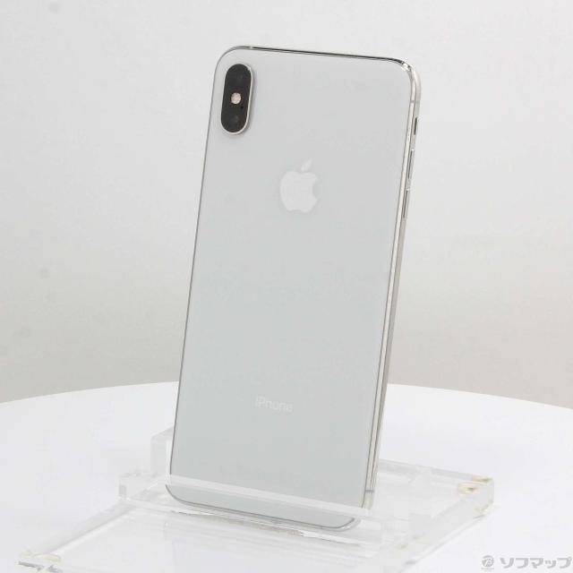 (中古)Apple iPhoneXS Max 256GB シルバー MT6V2J/A SIMフリー(377-ud)