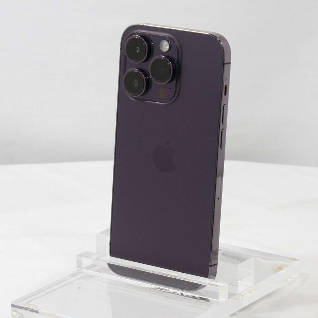中古)Apple iPhone14 Pro 256GB ディープパープル MQ1E3J/A SIMフリー 