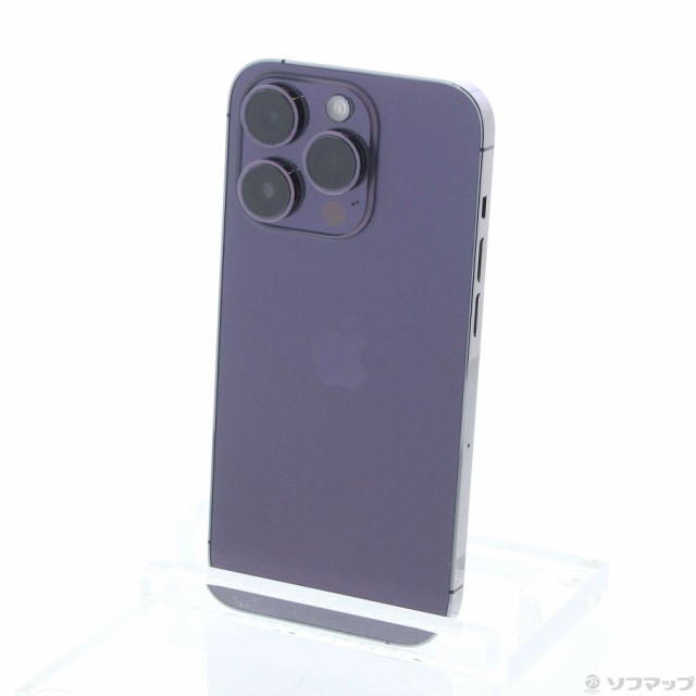 (中古)Apple iPhone14 Pro 128GB ディープパープル MQ0F3J/A SIMフリー(297-ud)の通販は