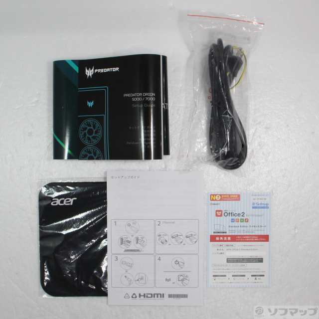 (中古)Acer (展示品) Predator Orion 5000 PO5-650-H73Z/407T ブラック(262-ud)