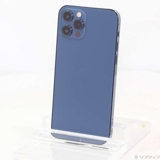中古)Apple iPhone12 Pro 256GB パシフィックブルー MGMD3J/A SIM 