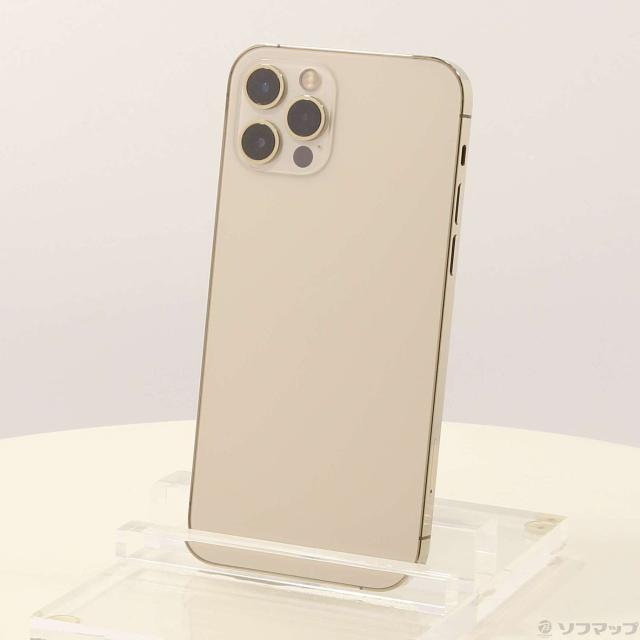 (中古)Apple iPhone12 Pro 256GB ゴールド MGMC3J/A SIMフリー(368-ud)の通販は