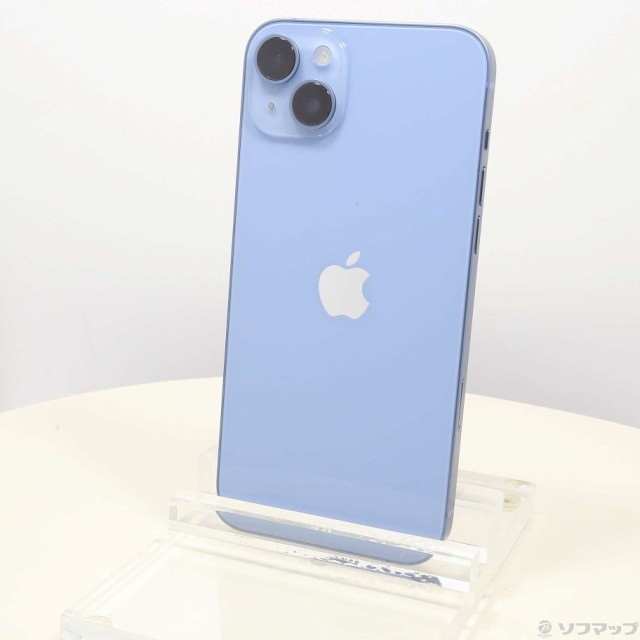 (中古)Apple iPhone14 Plus 256GB ブルー MQ4Q3J/A SIMフリー(258-ud)