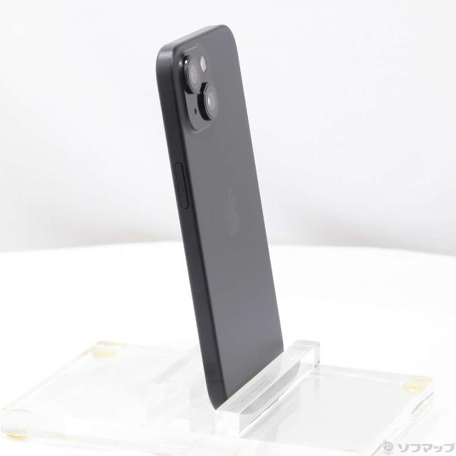 中古)Apple iPhone15 128GB ブラック MTMH3J/A SIMフリー(368-ud
