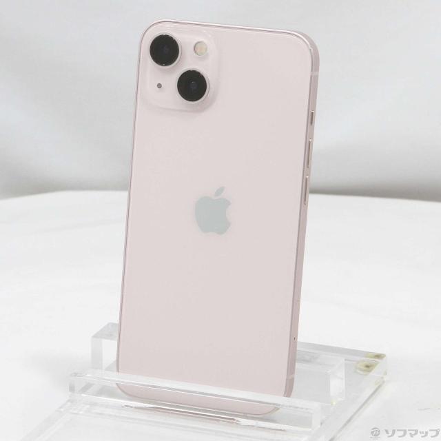 (中古)Apple iPhone13 256GB ピンク MLNK3J/A SIMフリー(247-ud)