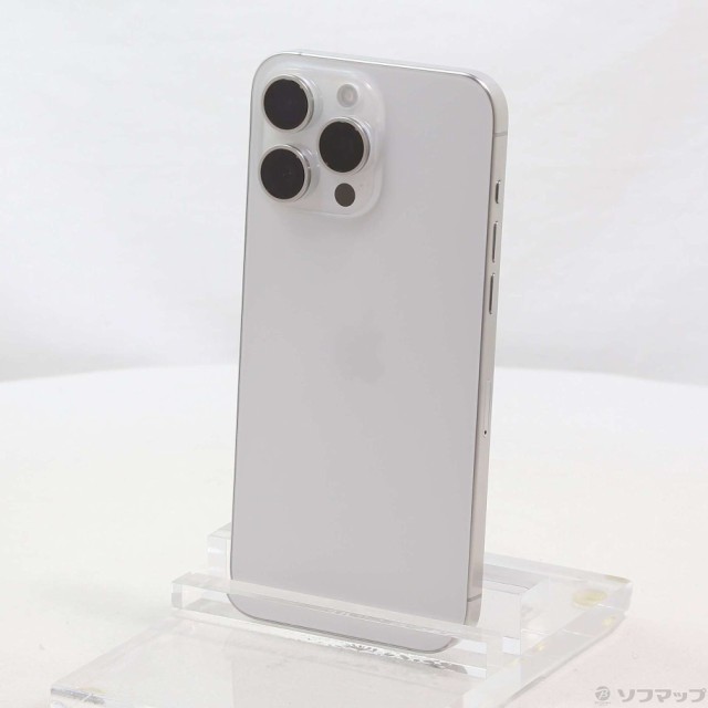 (中古)Apple iPhone15 Pro Max 1TB ホワイトチタニウム MU703J/A SIMフリー(377-ud)の通販は