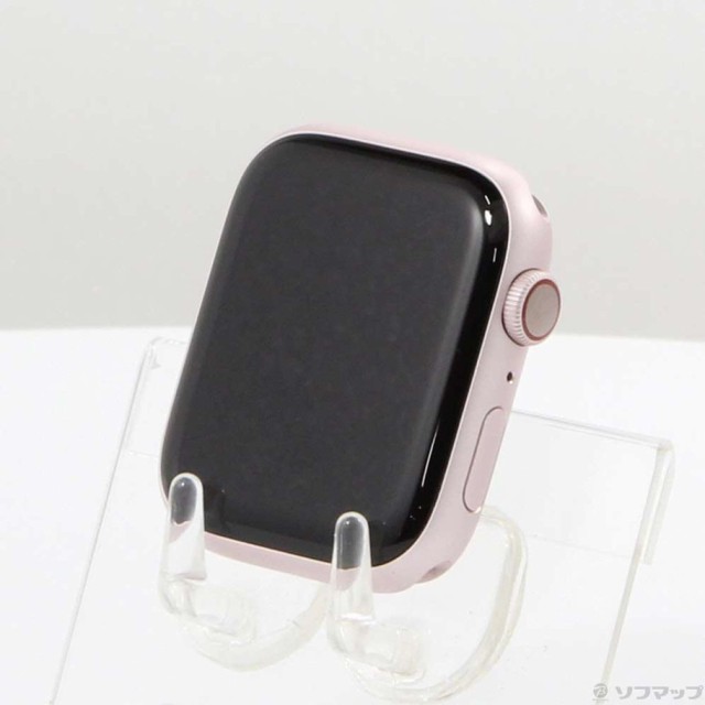 (中古)Apple Apple Watch Series 9 GPS + Cellular 45mm ピンクアルミニウムケース バンド無し(262-ud)の通販はスマートウォッチ