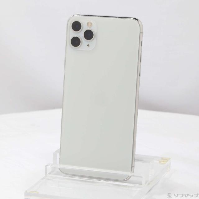 中古)Apple iPhone11 Pro Max 256GB シルバー MWHK2J/A SIMフリー(377 