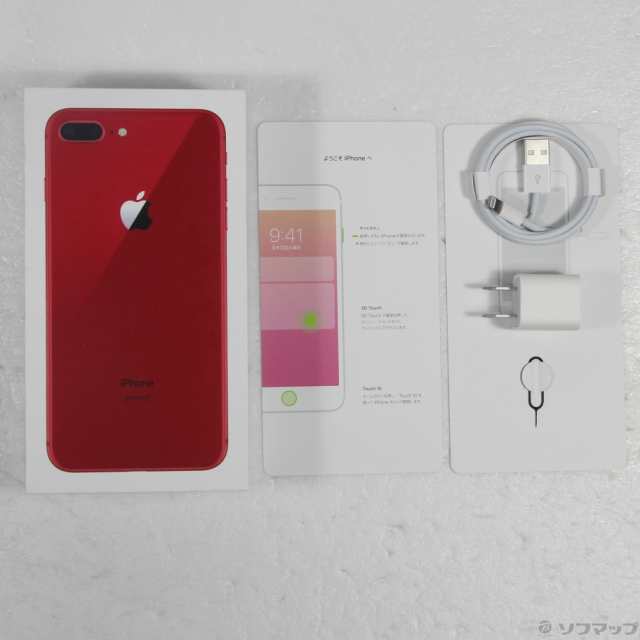 SIMフリー Apple アップル iPhone8 Plus 64GB MRTL2J/A レッド