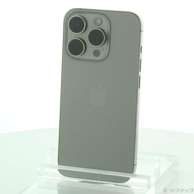 (中古)Apple iPhone15 Pro 128GB ナチュラルチタニウム MTU93J/A SIMフリー(348-ud)の通販は 75,724円