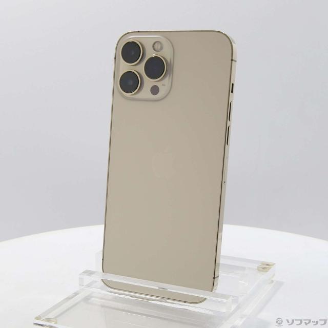 (中古)Apple iPhone13 Pro Max 256GB ゴールド MLJA3J/A SIMフリー(305-ud)の通販は