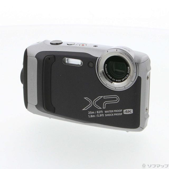 中古)富士フイルム FinePix XP140 ダークシルバー(344-ud)