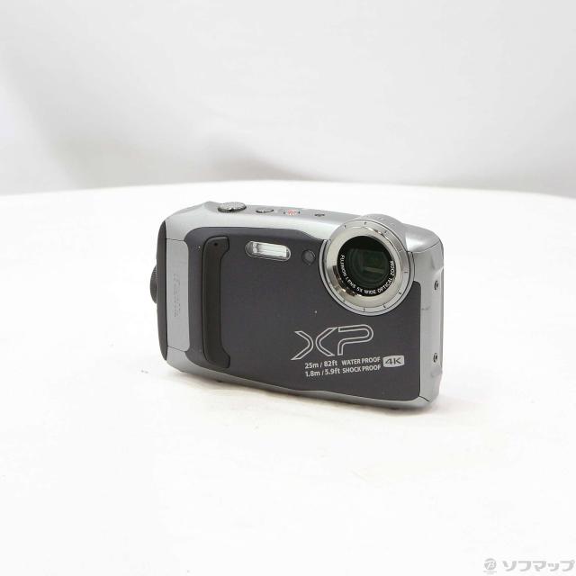 FUJIFILM 防水カメラ XP140 ダークシルバー FX-XP140DS(中古品) 中古