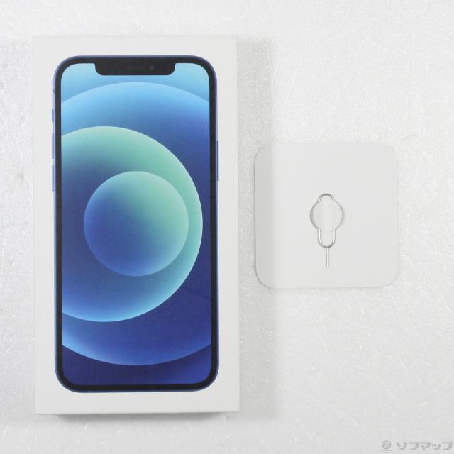 中古)Apple iPhone12 64GB ブルー MGHR3J/A SIMフリー(258-ud) 携帯 