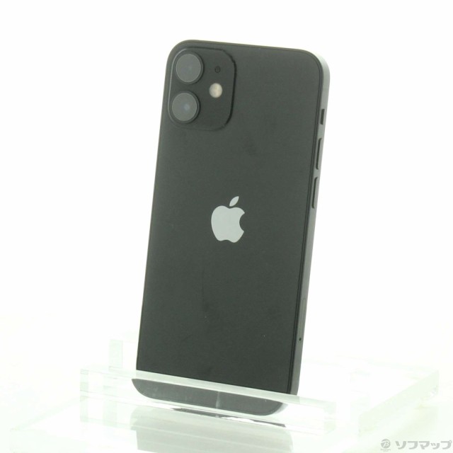 (中古)Apple iPhone12 mini 64GB ブラック MGA03J/A SIMフリー(269-ud)