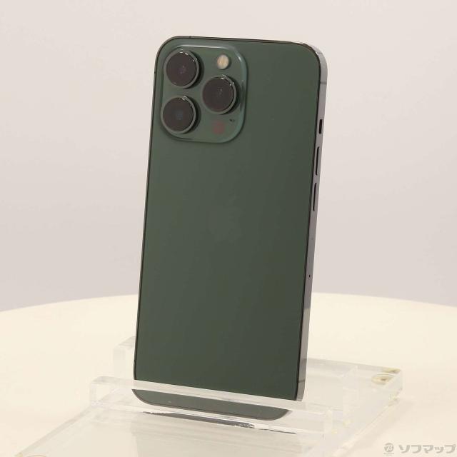中古)Apple iPhone13 Pro 128GB アルパイングリーン MNDX3J/A SIM 