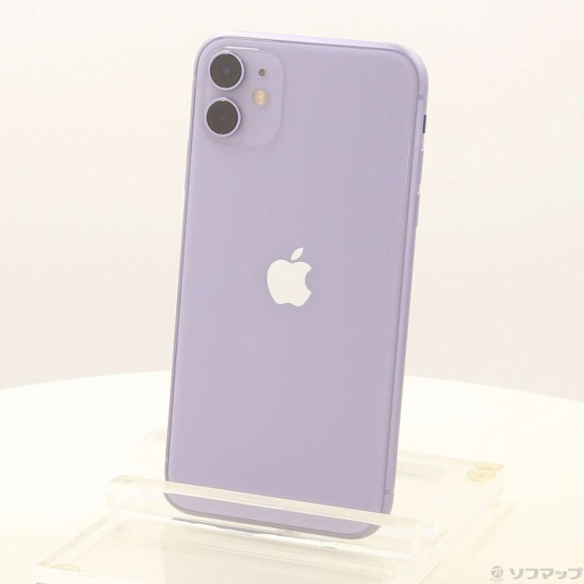 (中古)Apple iPhone11 64GB パープル MWLX2J/A SIMフリー(381-ud)の通販は