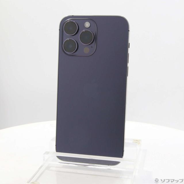 (中古)Apple iPhone14 Pro Max 256GB ディープパープル MQ9E3J/A SIMフリー(258-ud)の通販は携帯電話本体