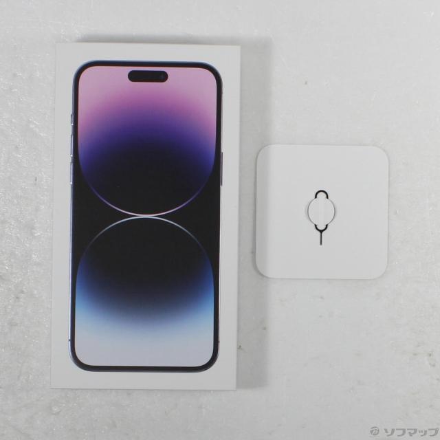 (中古)Apple iPhone14 Pro Max 256GB ディープパープル MQ9E3J/A SIMフリー(258-ud)の通販は