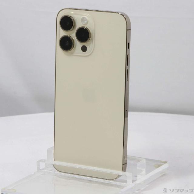 (中古)Apple iPhone14 Pro Max 256GB ゴールド MQ9D3J/A SIMフリー(349-ud)の通販は