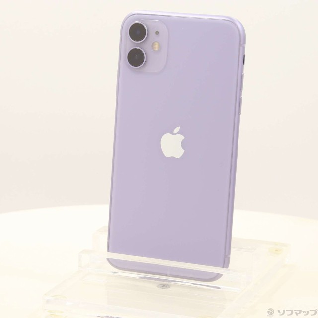 (中古)Apple iPhone11 64GB パープル MWLX2J/A SIMフリー(262-ud)の通販は 36,018円