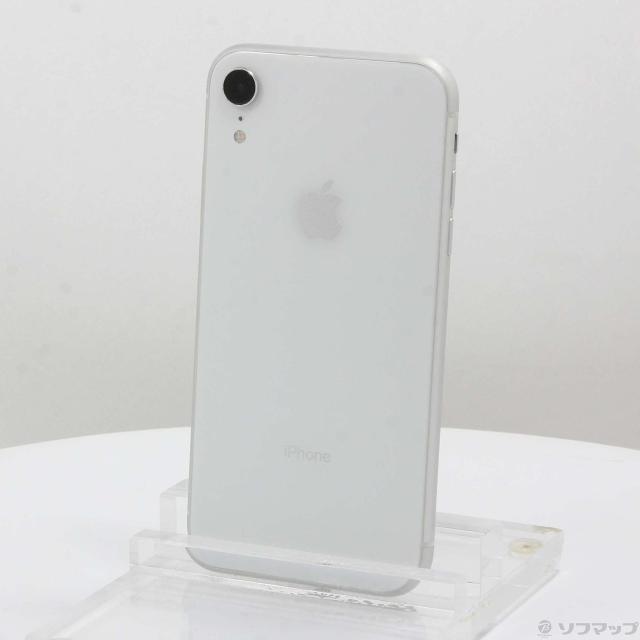 (中古)Apple iPhoneXR 64GB ホワイト MT032J/A SIMフリー(377-ud)の通販は