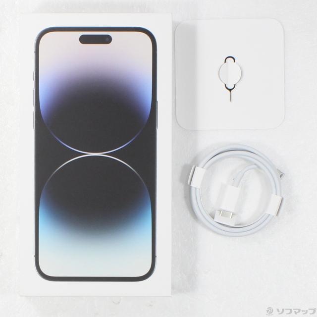 充電ケーブル付 iPhone 14 Pro Max 256GB SIMフリー 中古 スマホ 