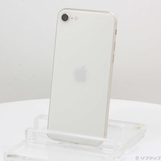 (中古)Apple iPhone SE 第3世代 64GB スターライト MMYD3J/A SIMフリー(349-ud)の通販は