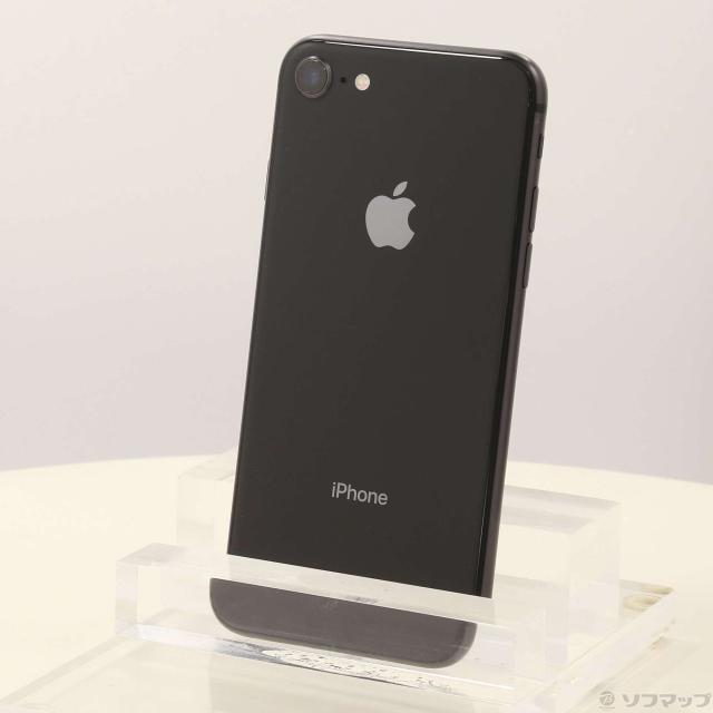 (中古)Apple iPhone8 64GB スペースグレイ MQ782J/A SIMフリー(368-ud)の通販は 20,878円