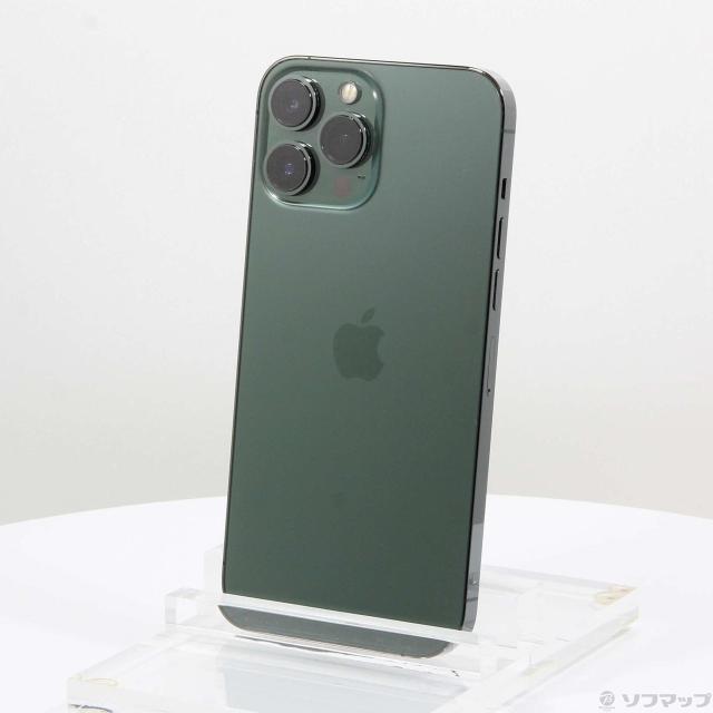 (中古)Apple iPhone13 Pro Max 512GB アルパイングリーン MNCW3J/A SIMフリー(348-ud)の通販は
