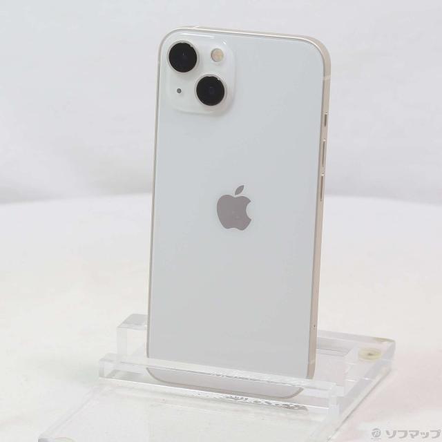 中古)Apple iPhone13 256GB スターライト MLNJ3J/A SIMフリー(305-ud)