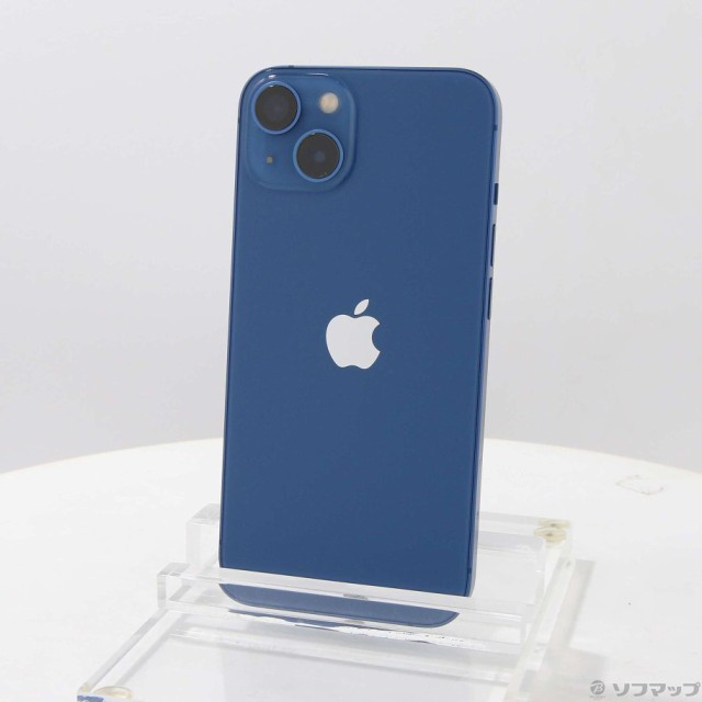 中古)Apple iPhone13 256GB ブルー MLNM3J/A SIMフリー(262-ud)