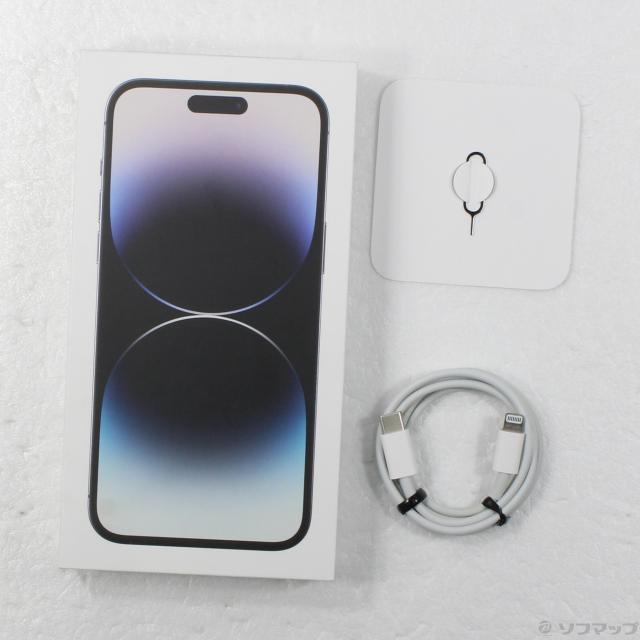 中古)Apple iPhone14 Pro Max 256GB スペースブラック MQ9A3J/A