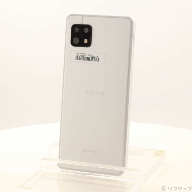 (中古)SHARP AQUOS sense6 64GB シルバー SH-M19 SIMフリー(349-ud)の通販は