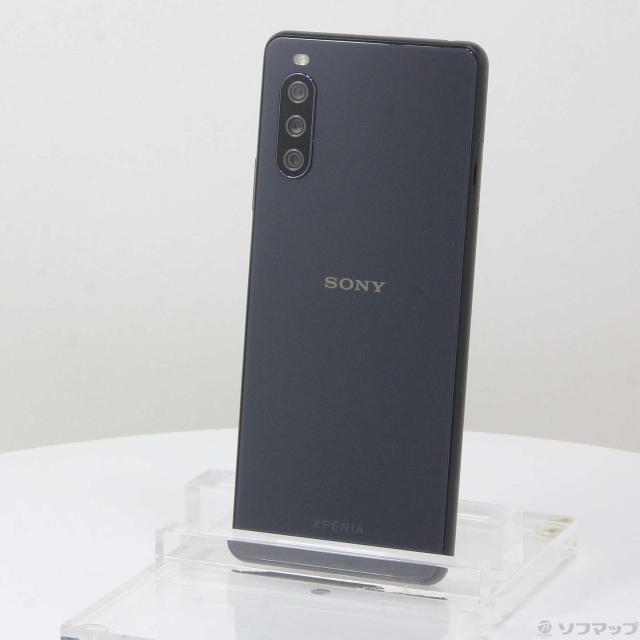 Xperia - 新品未使用 SONY Xperia 10 Ⅲ ブラック SIMロック解除済 中古)SONY Xperia 10 III 128GB ブラック SOG04 auロック解除SIM