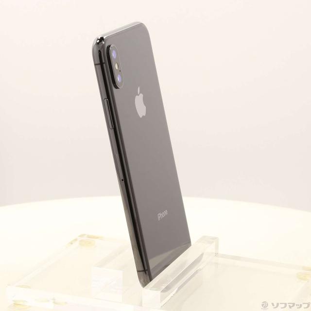 新品同様 SIMフリー iPhoneX 256GB スペースグレイ M555