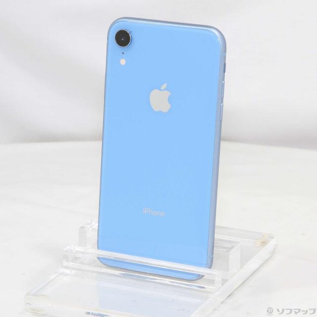 中古)Apple iPhoneXR 64GB ブルー MT0E2J/A SIMフリー(348-ud) 