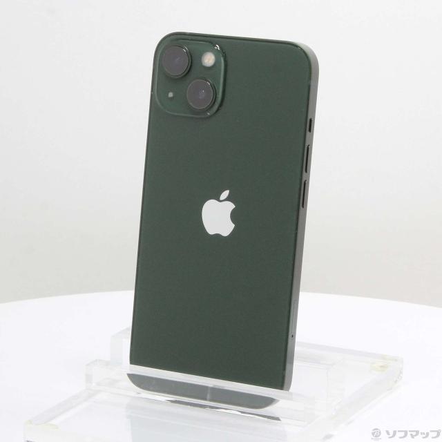 (中古)Apple iPhone13 256GB グリーン MNGH3J/A SIMフリー(196-ud)の通販は